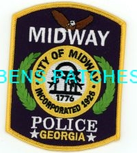 GEORGIA,MIDWAY POLICE 1